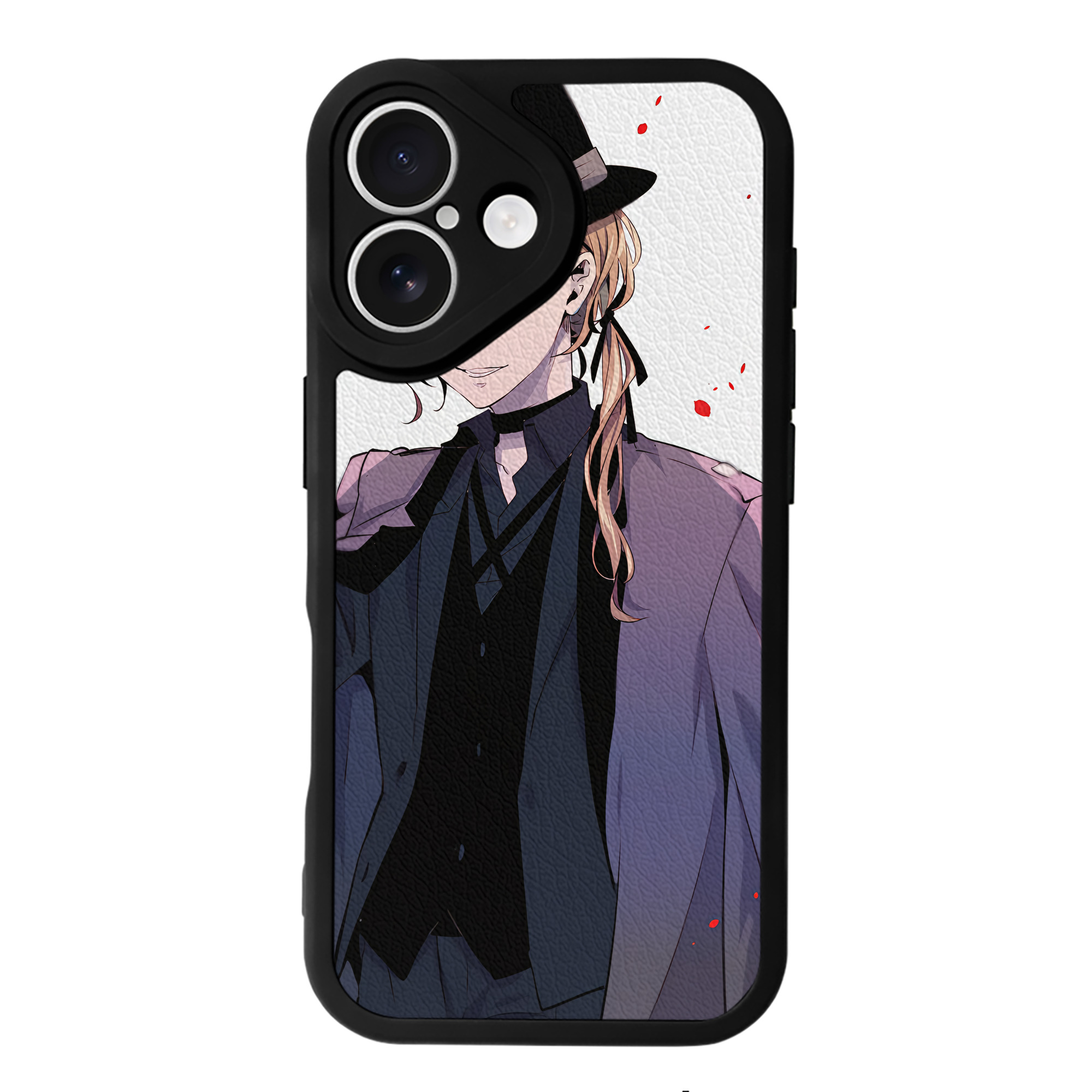 （画像用） 文豪ストレイドッグス Bungo Stray Dogs 【iPhone 16シリーズ対応】シリコンスマホケース（レザー調） 材質：シリコン
